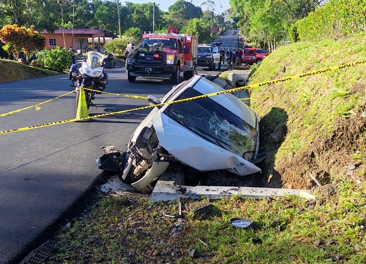 El accidente ocurrió en horas de la mañana. Foto: José Vásquez