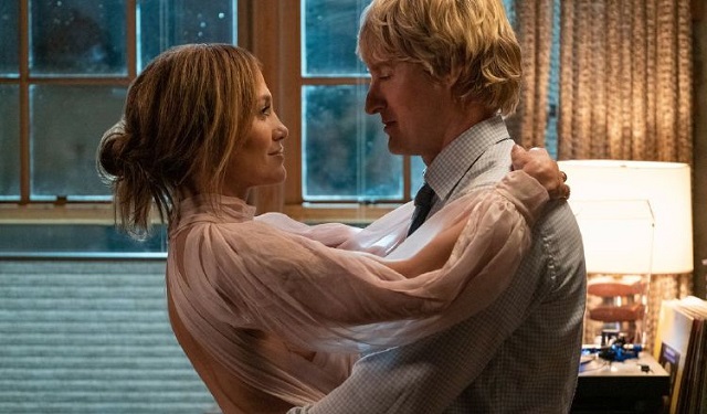 Jennifer López y Owen Wilson.  Foto: @marrymemovie