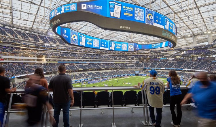 SoFi Stadium en Inglewood. Foto:EFE