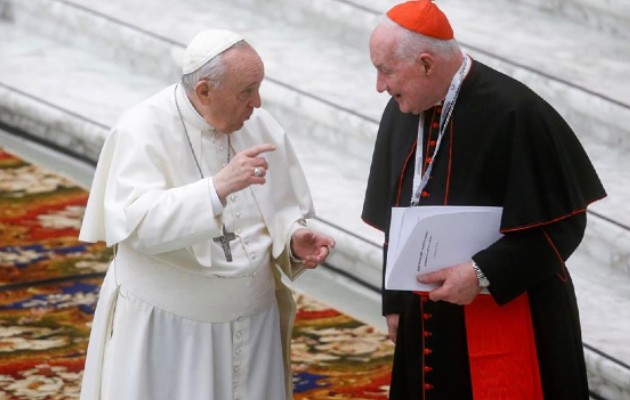 El papa abrió hoy el simposio con un largo discurso en el aula Pablo VI ante cardenales, obispos y sacerdotes. Foto: EFE