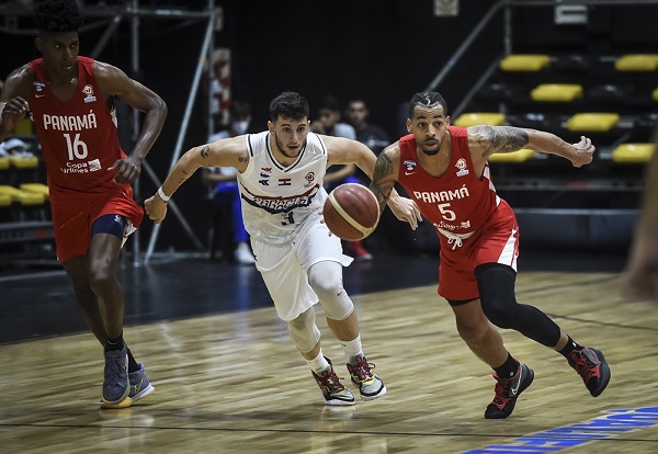 Trevor Gaskins de Panamá anotó 1|5 puntos. Foto: Fiba