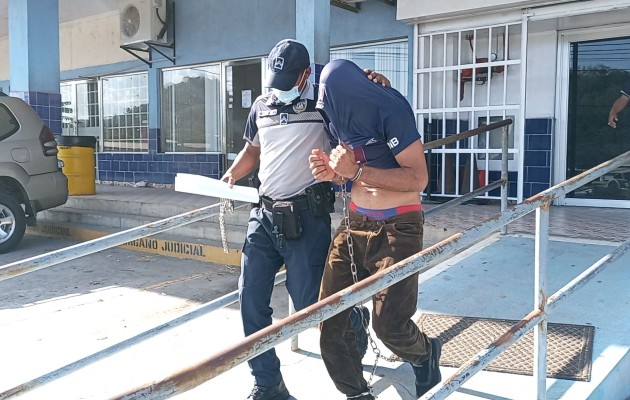 El imputado fue aprehendido la tarde del pasado viernes en una residencia localizada en el sector de El Nazareno, corregimiento de Feuilleth, distrito de La Chorrera. Foto. Eric Montenegro