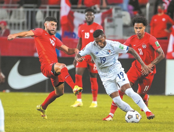 Panamá cayó 4-1 en su visita a Canadá. Foto: EFE Panamá cayó 4-1 en su visita a Canadá. Foto: EFE