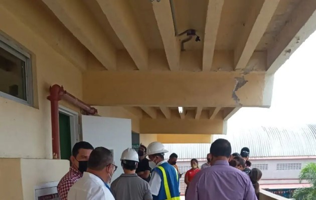 El pasado viernes personal técnico de la Universidad Tecnológica de Panamá (UTP) realizó una primera inspección. Foto. Eric Montenegro El pasado viernes personal técnico de la Universidad Tecnológica de Panamá (UTP) realizó una primera inspección. Foto. Eric Montenegro