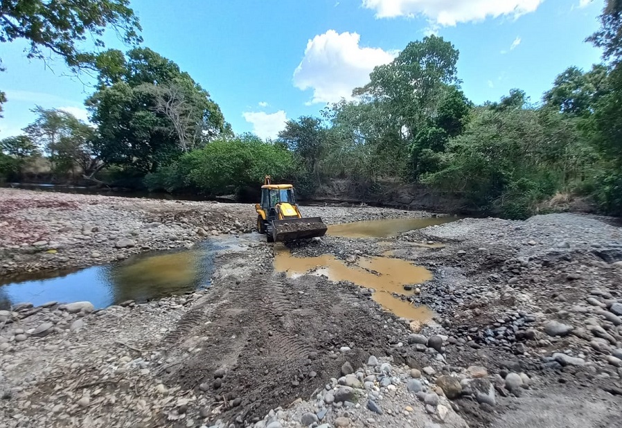 El río Chame ha marcado un descenso en su caudal con el inicio del verano. Foto: Eric A. Montenegro