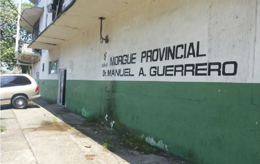 El cadáver del colombiano fue llevado a la morgue judicial. Foto: Diomedes Sánchez