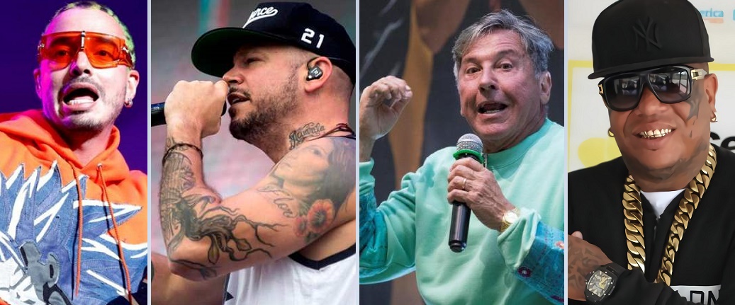 J Balvin, Residente, Ricardo Montaner y Japanese. Foto: Archivo / EFE