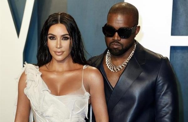 Kim Kardashian y Kanye West.  Foto: Instagram