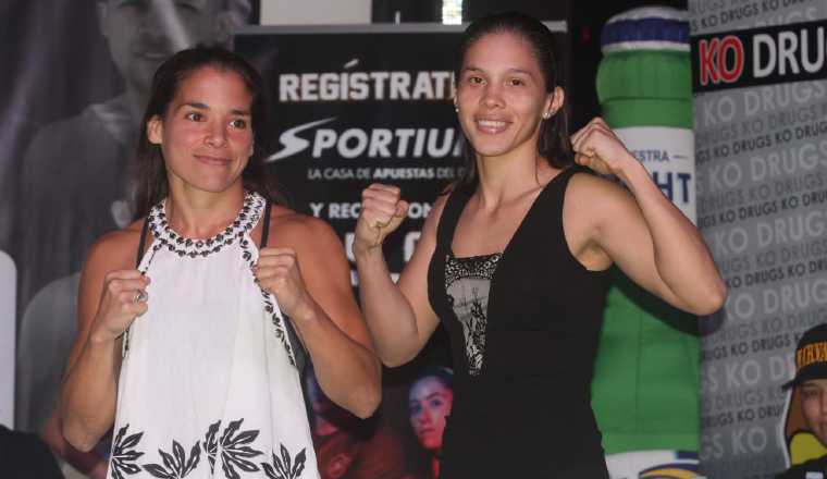 Clara Lescurat de Argentina y la panameña Nathaly Delgado. Foto: Víctor Arosemena 