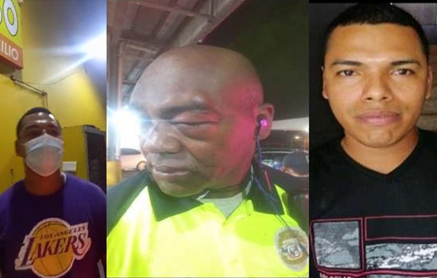 El agresor, identificado como Jonnathan Sánchez, arremetió contra la unidad del tránsito. Foto: Redes Sociales