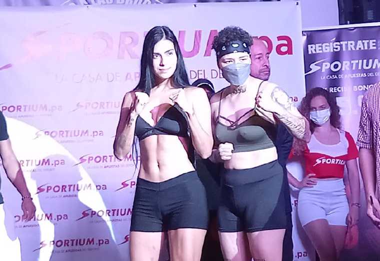 La colombiana Mónica Henao (izq.) y la panameña Mónica Henao.