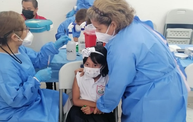 La cobertura con dosis dosis en niños es del 10%. Foto: CSS