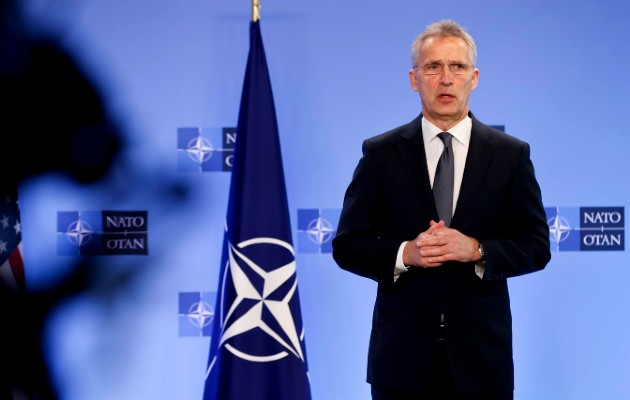 El secretario general de la OTAN, Jens Stoltenberg, habla de guerra en Ucrania. Foto: EFE