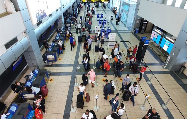 En febrero de 2022 se movilizaron 691,551 mil pasajeros  más con respecto al mismo periodo durante el año 2021. Foto: Cortesía Aeropuerto de Tocumen