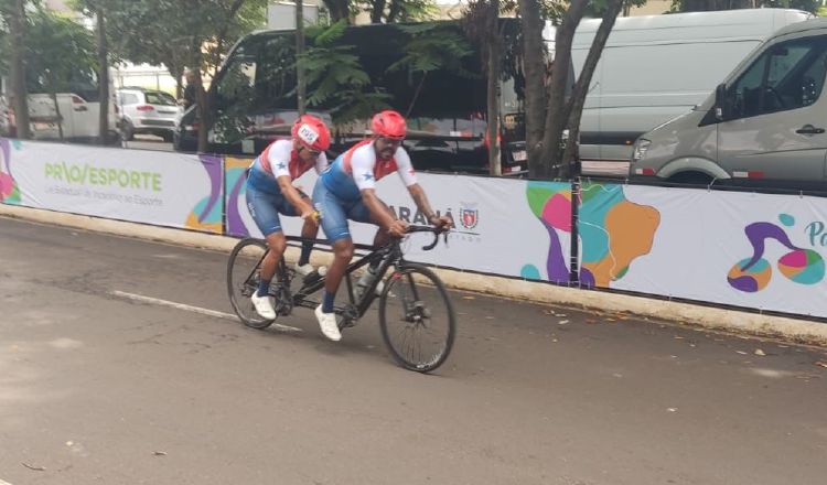 El paraciclismo panameño en Brasil. Foto: Cortesía