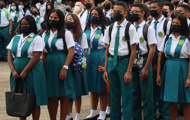 Más de 3 mil estudiante retornaron a las clases este 21 de marzo. Foto: Cortesía