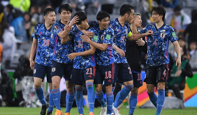 Jugadores de Japón Foto: EFE