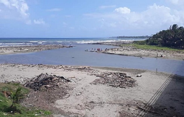 El cuerpo fue encontrado en el área conocida como Charcón a orillas del río Indio. Foto: Diomedes Sánchez