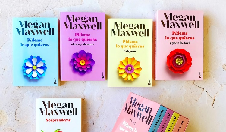 Dos títulos de la saga 'Pídeme lo que quieras', de Megan Maxwell, están entre los más vendidos. Instagram