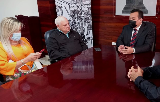 Ricardo Martinelli en el Colegio Nacional de Abogados. Foto: Víctor Arosemena