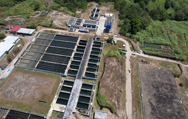 La planta potabilizadora de Chilibre abastece de agua potable a la mayor parte de la población de la ciudad de Panamá y San Miguelito. Foto: Cortesía Idaan