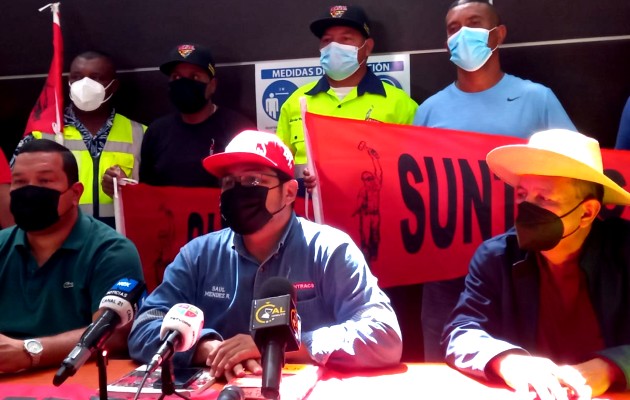 A tres día para una huelga nacional de trabajadores de la industria de la construcción en Panamá. Foto: Tráfico C Panamá