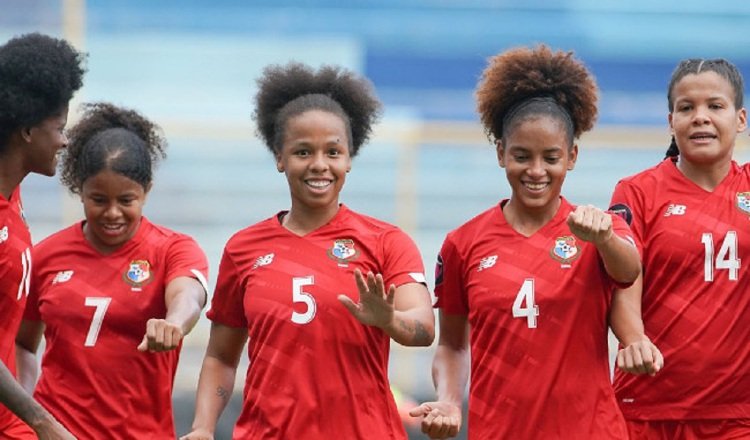 Jugadoras de la selección femenina de Panamá. Foto:Fepafut