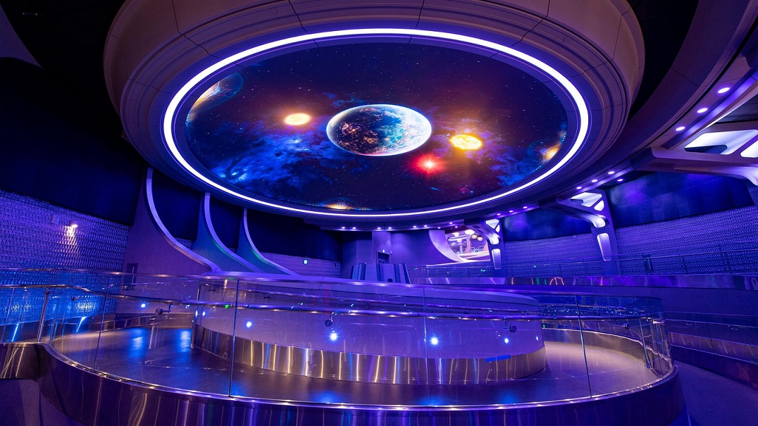 Walt Disney World donde se aprecia el centro del Galaxarium. Foto: EFE