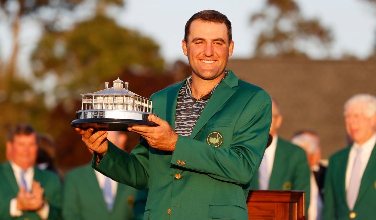 Scottie Scheffler se ganó el Masters de Augusta. Foto:EFE