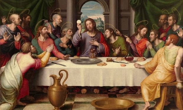 La última cena. Juan de Juanes. 1555-1562. Foto: EFE / Museo Nacional del Prado.