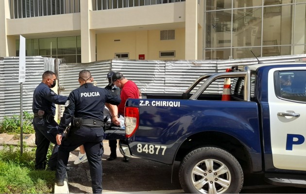 Los tres costarricenses fueron trasladados bajo estrictas medidas de seguridad a al Centro Penitenciario de Chiriquí, donde permanecerán hasta día que sean entregados a las autoridades de su país. Foto. José Vásquez