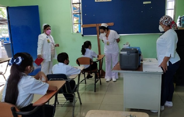 Hasta la fecha, el 95% de la población en Chiriquí tiene la primera dosis. Foto: José Vásquez 