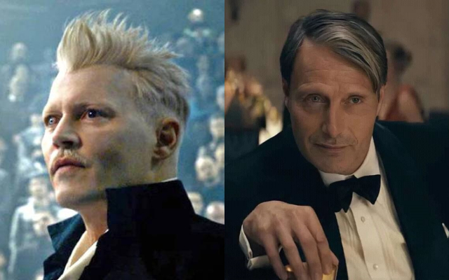 Johnny Depp y Mads Mikkelsen. Fotos: Internet / Instagram