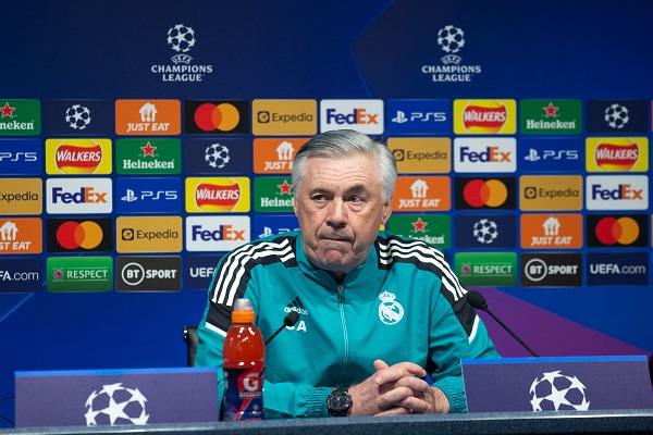 Carlo Ancelotti, técnico del Real Madrid. Foto:EFE