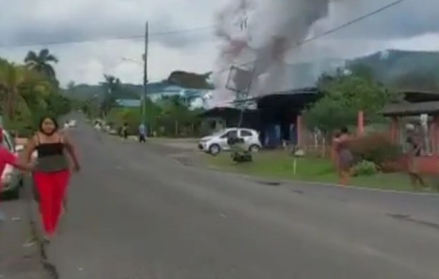 Cuando la empresa de artefactos pirotécnicos inició operaciones en el sector, la zona no estaba poblada. Foto: Diomedes Sánchez