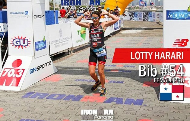 Lotty Harari representó a Panamá en varios Ironman. Foto: Cortesía