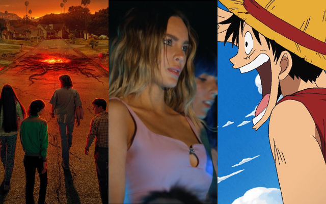 'Stranger Things', 'Bienvenidos a Edén' y 'One Piece'. Fotos: Netflix