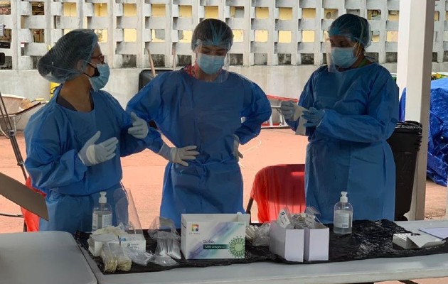 Los hospitalizados suman 109 en sala y 16 en unidades de cuidados intensivos (uci). Foto: Cortesía