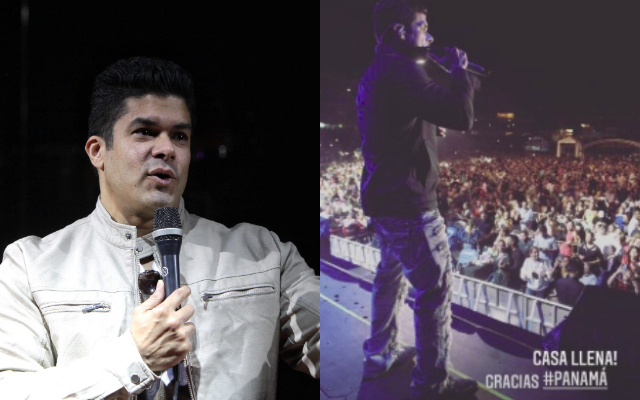 Jerry Rivera agradeció al público. Foto: EFE / Instagram