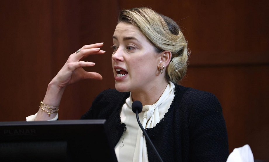 La actriz estadounidense Amber Heard. Foto: EFE/EPA/JIM LO SCALZO / Pool