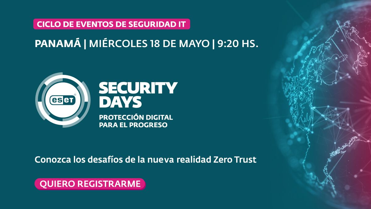 ESET Security Days 2022 será virtual.