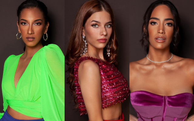 Lilena Rodríguez, María José Pérez y Soralis Barba. Fotos: Miss Universo Panamá / @visionstudio_pa