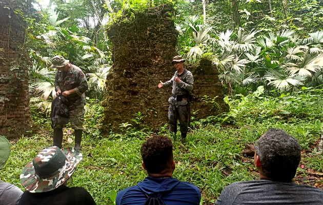 El explorador Luis Puleio se ha encargado de dar a conocer el sitio histórico haciendo giras gratuitas. Foto / Ana Quinchoa. 