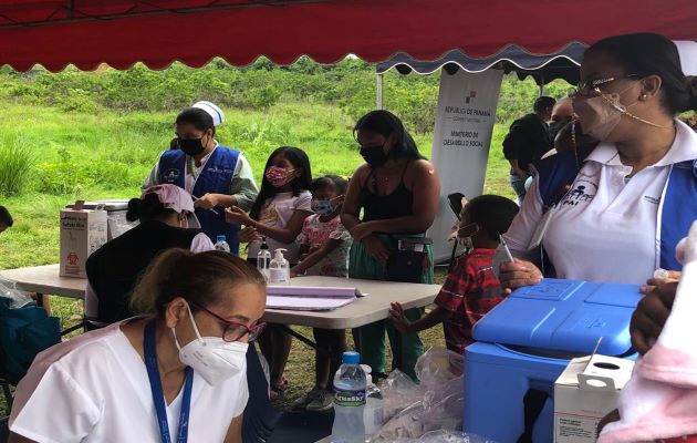 Panamá continúa la jornada de vacunación contra la covid-19. Foto: Grupo Epasa