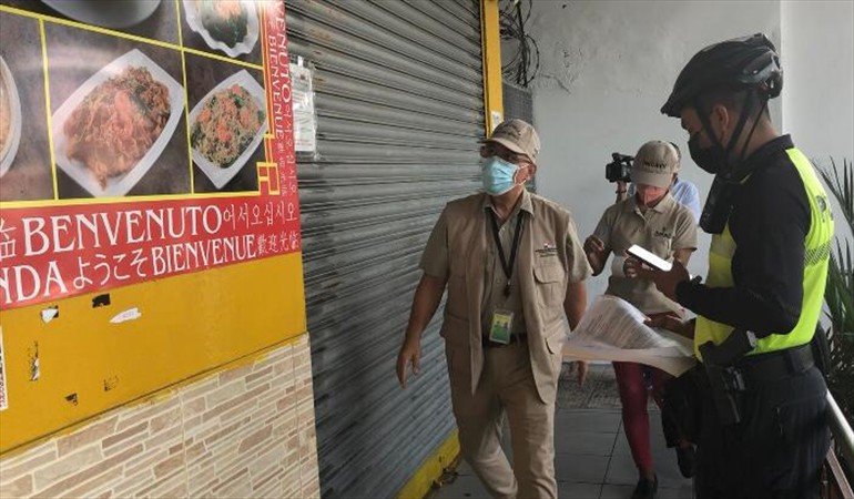 Operativo de salud en Parque Lefevre. Foto: cortesía