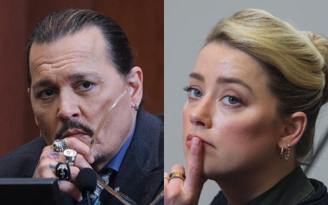 Johnny Depp y Amber Heard. Fotos: Evelyn Hockstein / Pool / EFE