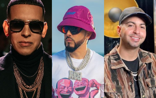 Daddy Yankee, Yandel y Justin Quiles. Fotos: Archivo