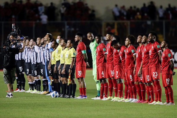 Panamá en su juego contra Costa Rica en la pasada Octagonal de la Concacaf. Foto: EFE