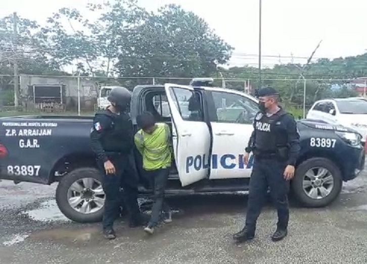 La captura fue hecha por el Grupo de Acción Rápida (GAR), en el sector de El Chumical. Foto: Eric A. Montenegro