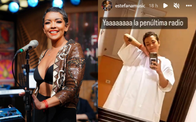 Estefana fue diagnosticada con cáncer de mama el año pasado. Foto: Instagram / @estefanamusic